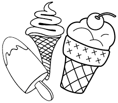 Plus, it's an easy way to celebrate each season or special holidays. Coloring Pages Ice Cream Coloring Page Of Food