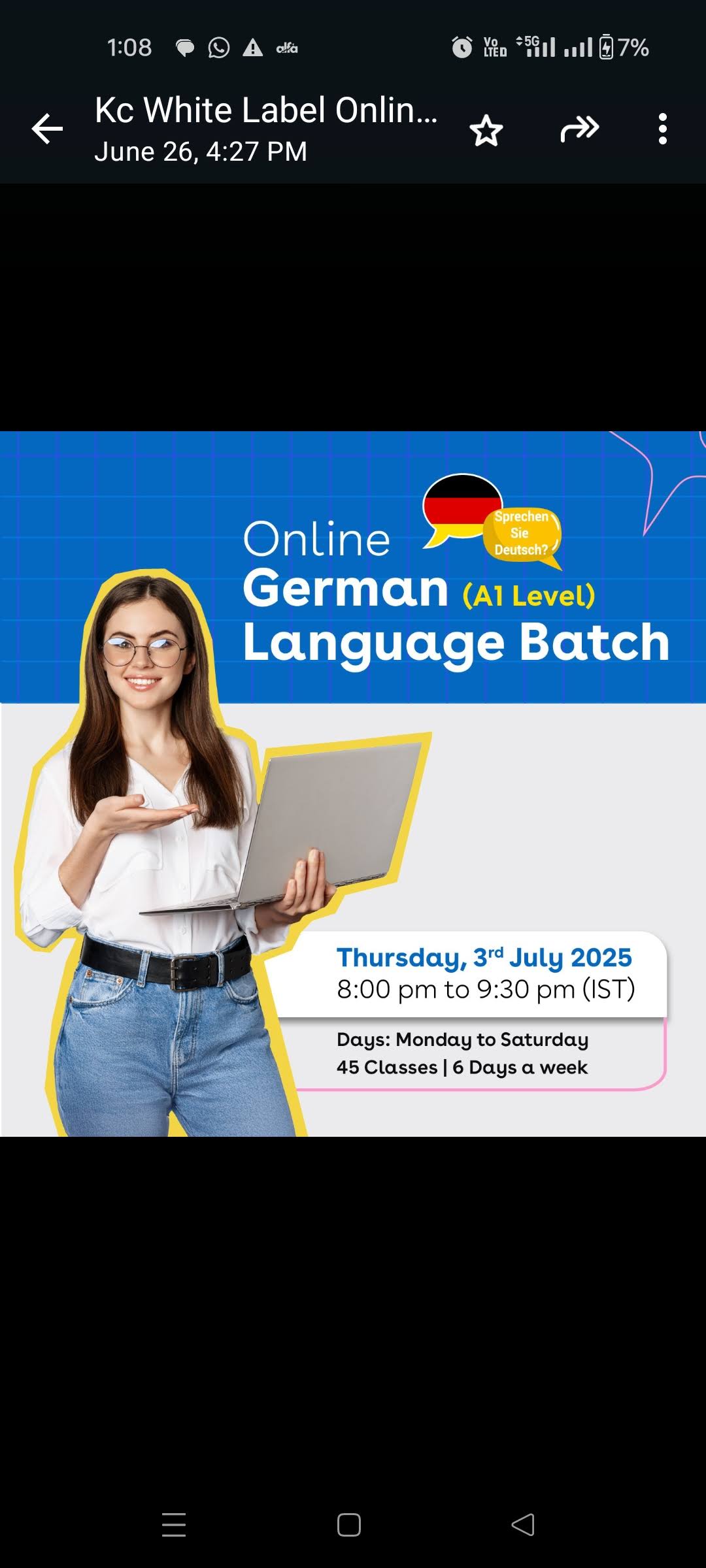 German language A1 and A2 online product image