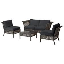 Kungsholmen Kungso 4 Seat Conversation Set Outdoor Ikea Kungsholmen Ikea Outdoor Lounge Furniture