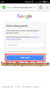 Cara yang akan saya jelaskan disini adalah cara yang direkomendasikan oleh pihak xiaomi, mereka menyediakan menu lupa password untuk boleh pake browser bawaan atau pake google chrome. Cara Mengganti Password Gmail Lewat Android Play Store