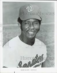 Press Photo Hank Allen, Outfielder, Washington Senators Baseball Team