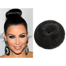 If you have thin hair, you can use a bun maker to make it look bigger. Amazon Com Black Hair Bun Hair Pieces For Women Gril Lady Clip In Drawstring Donut Synthetic Updo Chignon Sarla Q3 2 Beauty