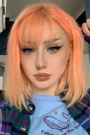Light that style flame by getting orange hair. Orange Hair Ideas To Conquer All Seasons And Hearts Pastel Orange Hair Peach Hair Dark Orange Hair