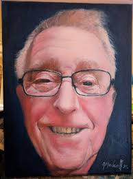 Faces of Wrexham,work in progress. One of the nicest people I have ever  met,he liked a laugh,ex miner,owner of Wrexham Motoring Supplies,every  customer was special Alan Rogers.