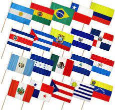 1,068 latin american flags stock illustrations and clipart. Amazon Com Set Of 20 Latin American 12 X18 Stick Flags Garden Outdoor