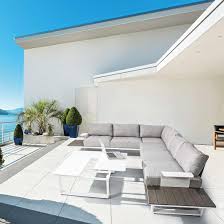 Outliv Hamilton Loungeecke 4 Teilig Alu Polywood Polster Lounge Outdoor Sofa Outdoor Decor