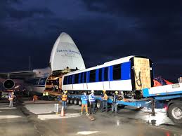 Not only that, this rail track covers the distance of 46.4km with 37 stations serving central kuala. Antonov An 124 Landed Today At Kul With New Trains For Lrt Kelana Jaya Line Malaysia