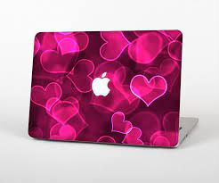 The Glowing Pink Outlined Hearts Skin Set For The Apple Macbook Pro 15 With Retina Display Retina Display Apple Macbook Pro Apple Macbook Air
