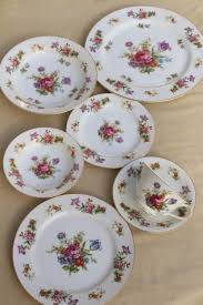 Find fine china dinner set in canada | visit kijiji classifieds to buy, sell, or trade almost anything! Vintage Dresden Floral Fine China Dinnerware Set For 8 Harmony House Dresdania