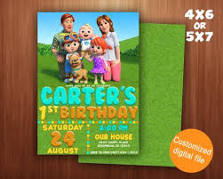 Cocomelon invitation free to edit and print diy. View 19 Free Printable Cocomelon Birthday Invitation Template Mujer Wallpaper