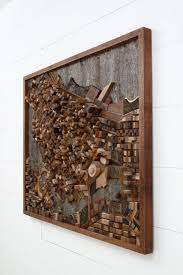 Vancouver Cityscape Reclaimed Wood Wall Art 44 5 X Etsy Reclaimed Wood Wall Art Wood Wall Art Wood Wall Sculpture