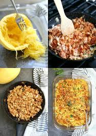 Turkey, garlic cloves, sea salt, fresh ground black pepper, potato, sweet potato, yellow squash, baby carrots, onion, diced tomatoes, white american cheese, grated parmesan cheese, garkic and mixed herbs (to season) 26 min, 13 ingredients. Ground Turkey Spaghetti Squash Casserole Delightful Mom Food