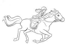 Barbie is a toy that is very attached to girls. Barbie Horse Is Running Coloring Pages Barbie Horse Coloring Pages Coloring Pages For Kids And Adults