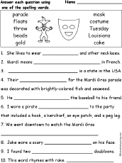 The first new orleans mardi gras parade was 177 years ago. What S New At Enchantedlearning Com Mid February 2007