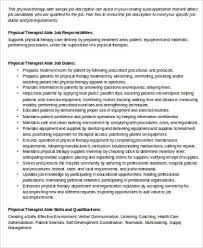 Free 8 Sample Physical Therapist Resume Templates In Ms Word Pdf