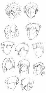 It's a whole look of the character. Drawing Messy Anime Male Hair Drawing