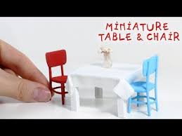 22 How To Make Miniature Table And Chairs Dollhouse Diy Youtube In 2020 Diy Dollhouse Dollhouse Miniature Tutorials Diy Dollhouse Furniture