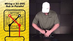 Subwoofer wiring diagrams one 4 ohm dual voice coil dvc speaker. Subwoofer Wiring One 2ohm Dual Voice Coil Subwoofer In Parallel Youtube