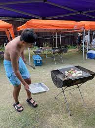 川とBBQのキャンプフィールド | 藤井加奈子の日記