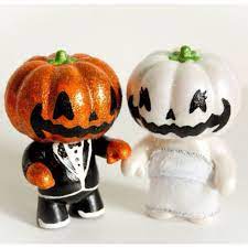 Happy Halloween Wedding Halloween Jack O Lanterns Halloween Wedding Cakes Halloween Cake Topper