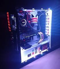 A Beautiful White Red Themed Nzxt S340 Elite By Vincent S On Facebook Nzxtbuilds Via Nzxt On Instagram Rigs Video Game Rooms Custom Pc Custom Computer
