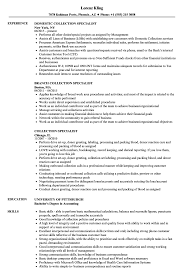 It's the one thing the recruiter really cares about and pays the most attention to. Collections Resume Examples Terat