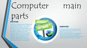 Computers work mainly to perform a specific task given by the user. Computer Main Parts Hardware It Corresponds To All Physical And Tangible Parts Of A Computer Your Electrical Electronic Electromechanical And Mechanical Ppt Download