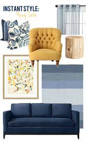 Style Edition Blog Blue Sofas Living Room Blue Couch Living Room Blue And Yellow Living Room