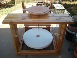 Potters Kick Wheel Pottery Wheel Diy Diy Pottery Pottery Wheel