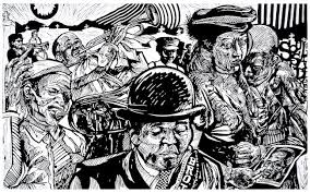 Black Art In America Steve Prince Eyekons Gallery Steve Prince Linocuts For Sale Linocut Art Prints