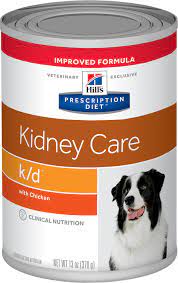 Hill S Prescription Diet K D Kidney Care With Chicken Canned Dog Food 13 Oz Case Of 12 Bundle Of 2 Chewy Com
