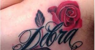 Rose With Name Tattoo Name Tattoo Designs Rose Tattoo With Name Tattoo Designs