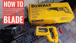 How To Change Dewalt Reciprocating Saw Blades Youtube