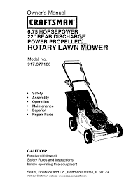 Craftsman lawn mower manuals, user guides and free downloadable pdf manuals and technical specifications. Craftsman 917377180 User Manual Gas Walk Behind Lawnmower Manuals And Guides L0070086