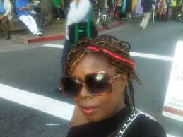 Dee Dee Russell posing with 'tude