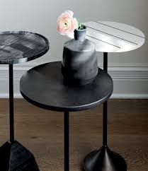 Prost Small Metal Drink Table Reviews Crate And Barrel In 2020 Drink Table Table Black Side Table