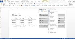 Apa Tables In Word With Apa Table Template Word Cumed Org In 2020 Word Template Apa Template Table Template