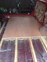 Laying The Floor For My Van Conversion Camper Van Conversion Diy Diy Van Conversions Camper Van