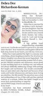 Obituary for Debra Dee Richardson-Keenan