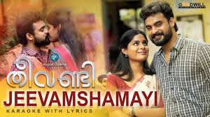 Jeevamshamayi Karaoke With Lyrics Theevandi Movie August Cinemas Kailas Menon Shreya Ghoshal Youtube