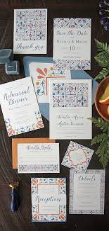 Natalia Painted Spanish Tiles Wedding Invitation Suite Blue Etsy In 2021 Spanish Wedding Invitations Wedding Invitations Wedding Cards