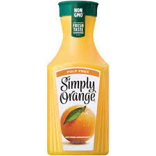 It mainly offers orange juice. Simply Orange Pulp Free Orange Juice 52 Fl Oz Walmart Com Walmart Com