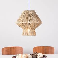 Harper Blvd Linden Seagrass Pendant Shade Beige Iron Pendant Light Kit Rattan Pendant Light Salon Interior Design