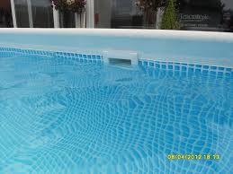 Through Wall Skimmer On Rectangular Intex Ultra Frame Update Frame Update Intex Custom Pools
