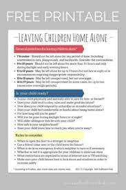 When Is It Ok For Children To Be Home Alone Home Alone Kids House Rules For Kids