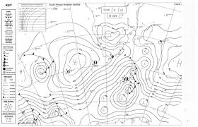 Synoptic Weather Chart For South Africa From Sa Weather Service