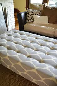 Diy Upholstered Ottoman Coffee Table Furniture Upholstered Ottoman Coffee Table Redo Furniture