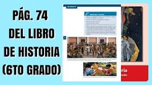 Savesave plan de curso ciencias naturales sexto _ ciencias. Pag 74 Del Libro De Historia Sexto Grado Youtube
