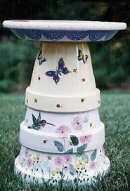 How To Make A Terra Cotta Flower Pot Bird Bath Vogelbad Selbstgemachte Tongefasse Diy Vogelbad