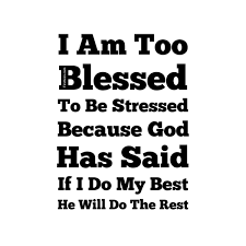 More ideas from too blessed to be stressed! Too Blessed To Be Stressed Duvet Cover For Sale By Firsttees Motivational Artwork